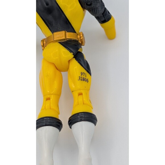 Vintage Bandai Power Rangers Lot Red Blue Yellow (Missing Hands)+ Black 1993 PVC - Picture 10 of 14